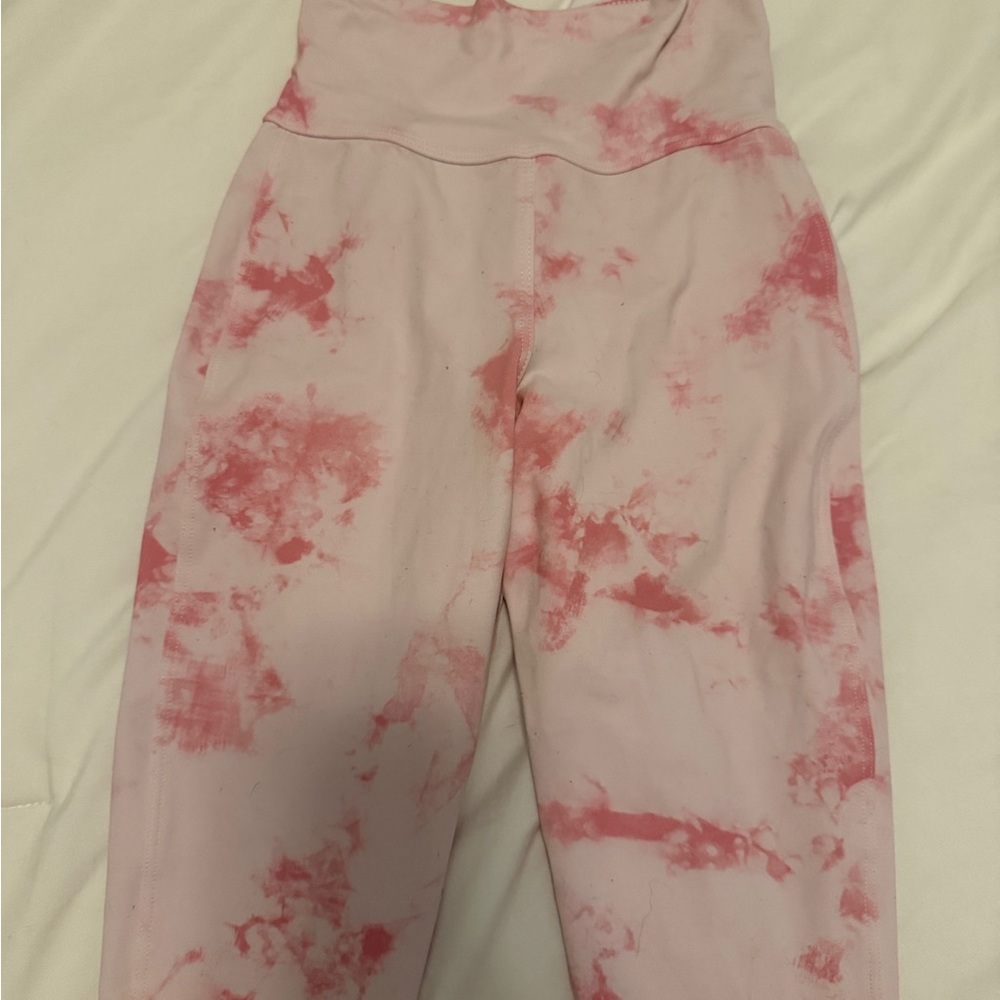 Bombshell Sportswear Pink Tie-Dye Leggings